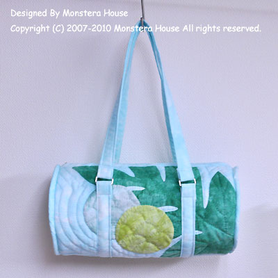 作り方 筒型バッグsの仕立て方 ハワイアンキルトの制作と指導をしている Monstera House